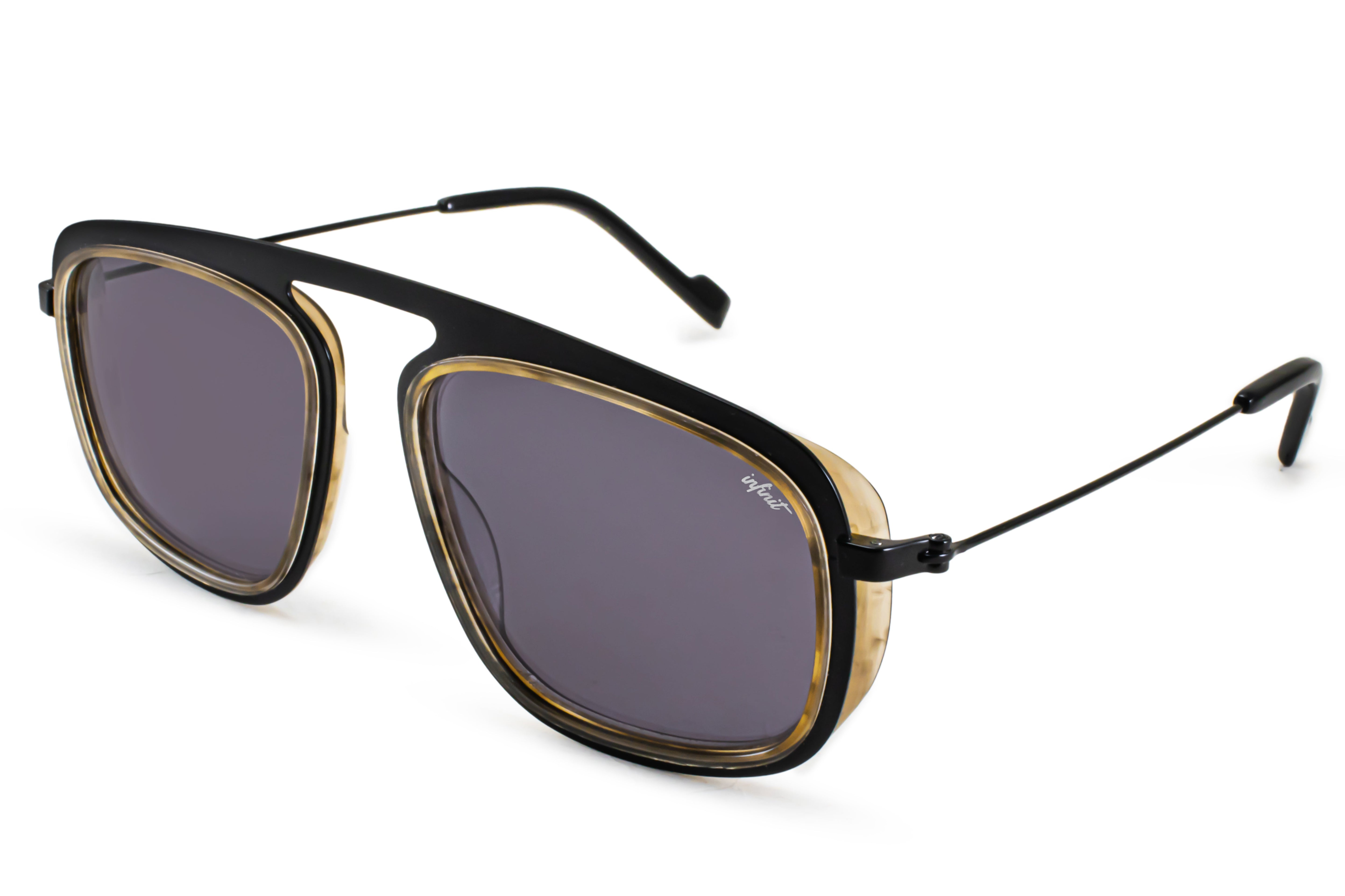Lentes de Sol - Imola - Serie Luxury - Negro Mate - Lente gris