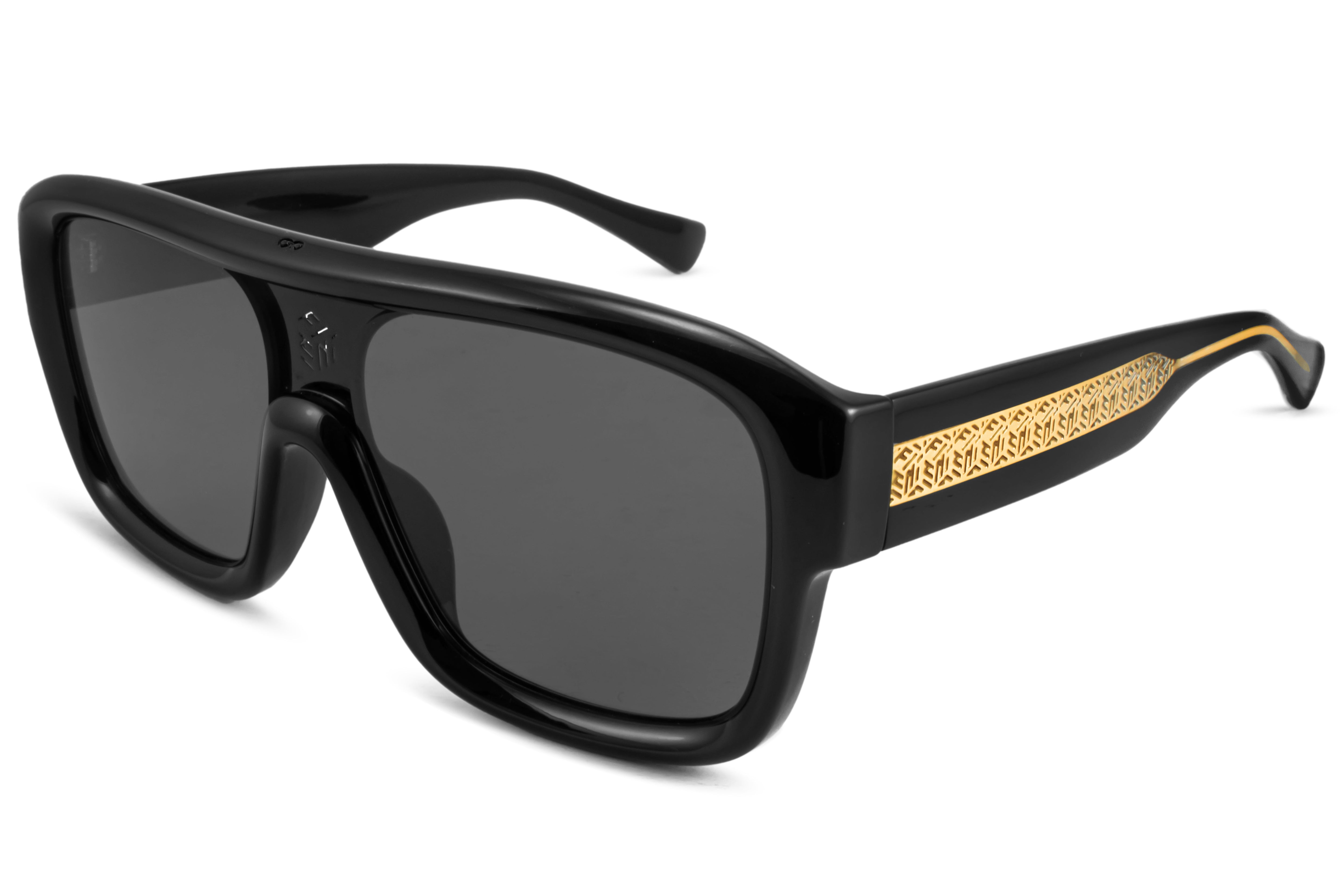 Lentes de Sol - Inflated - Negro Brillo - Lente Gris
