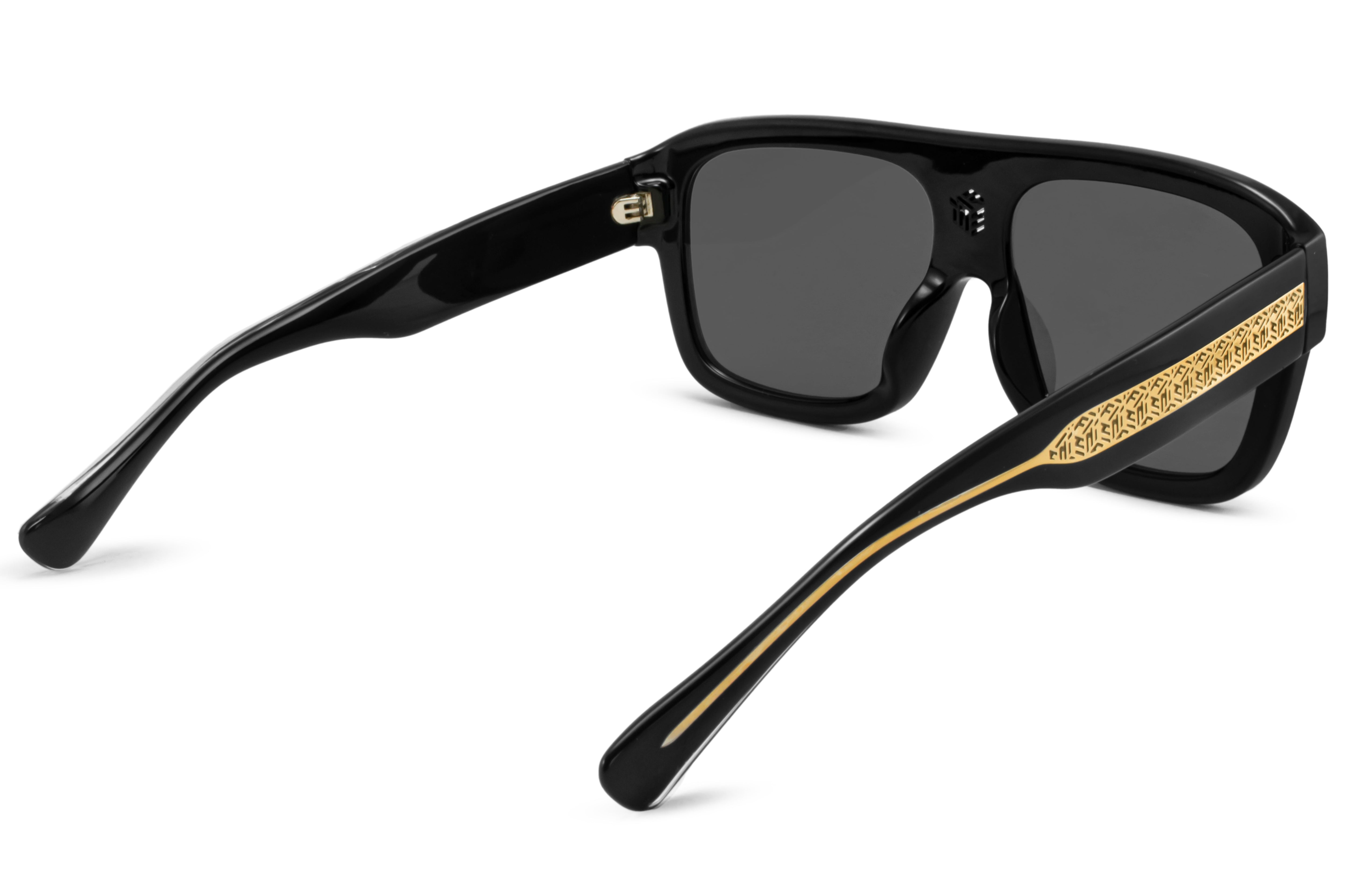 Lentes de Sol - Inflated - Negro Brillo - Lente Gris