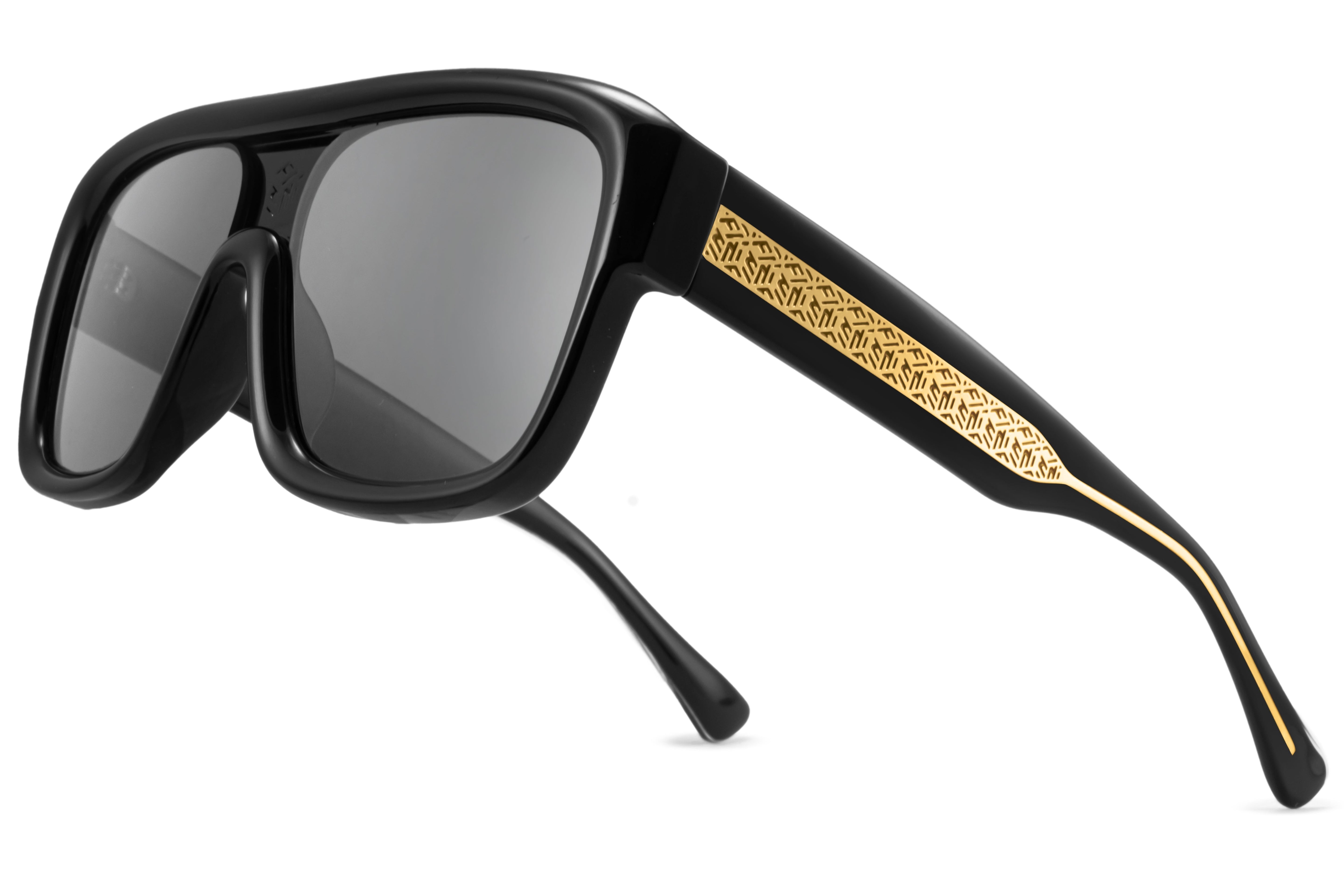 Lentes de Sol - Inflated - Negro Brillo - Lente Gris