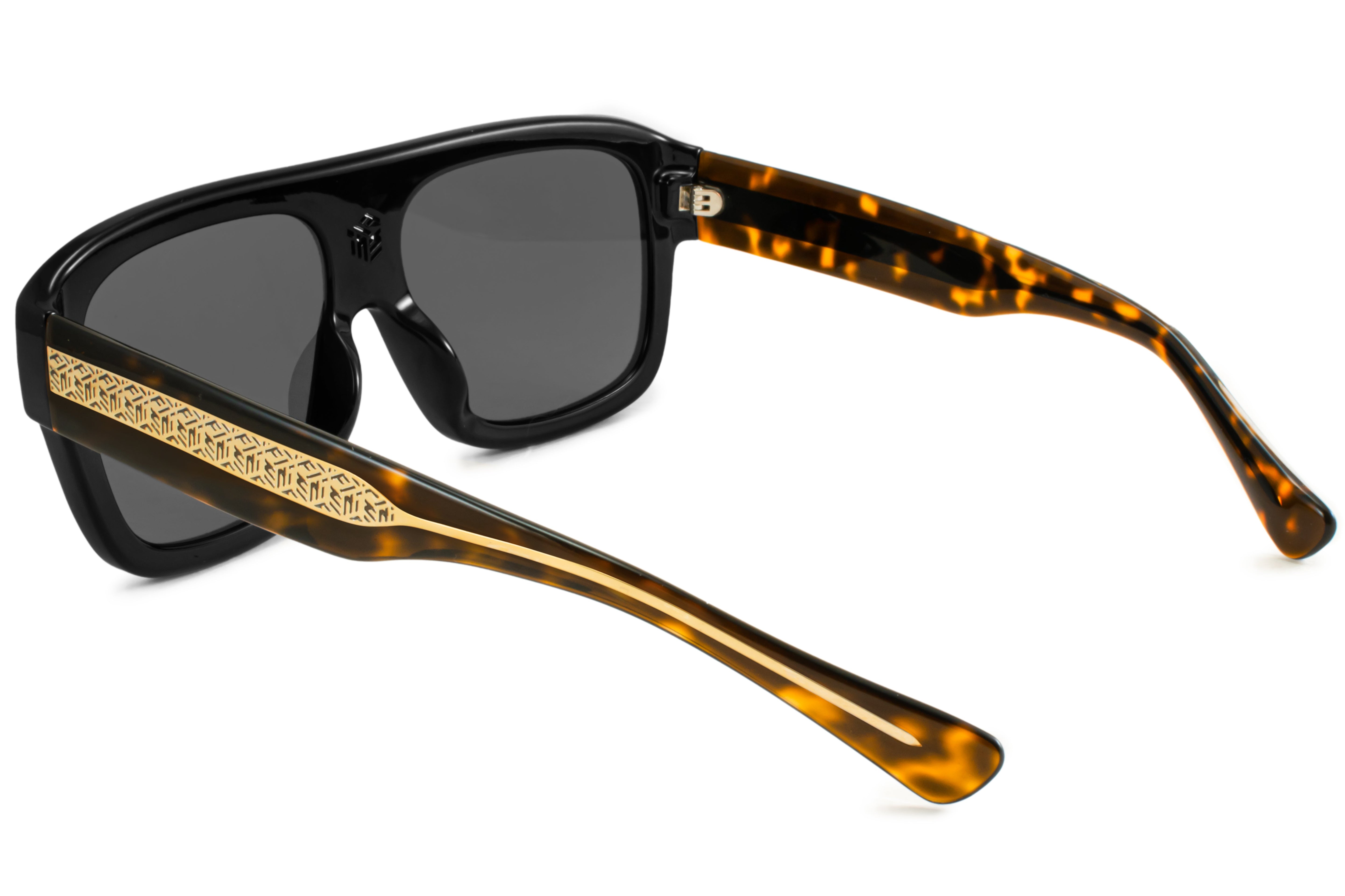 Lentes de Sol - Inflated - Negro Brillo - Lente Gris