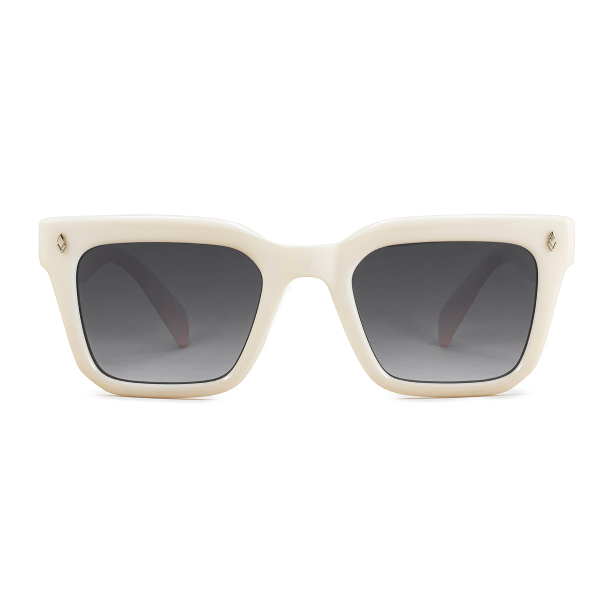 Lentes de Sol - Jacobs Eco Briller - Bone - Lente Gris Degrade