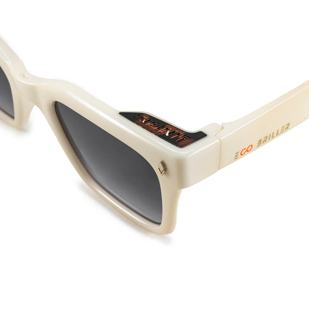 Lentes de Sol - Jacobs Eco Briller - Bone - Lente Gris Degrade
