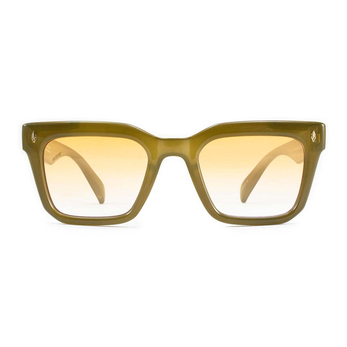 Lentes de Sol - Jacobs Eco Briller - Milky Marrón - Lente Degradado Naranja