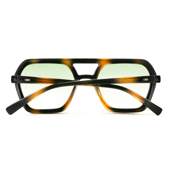 Lentes de Sol - Lyon - Tortoise - Lente verde degradado