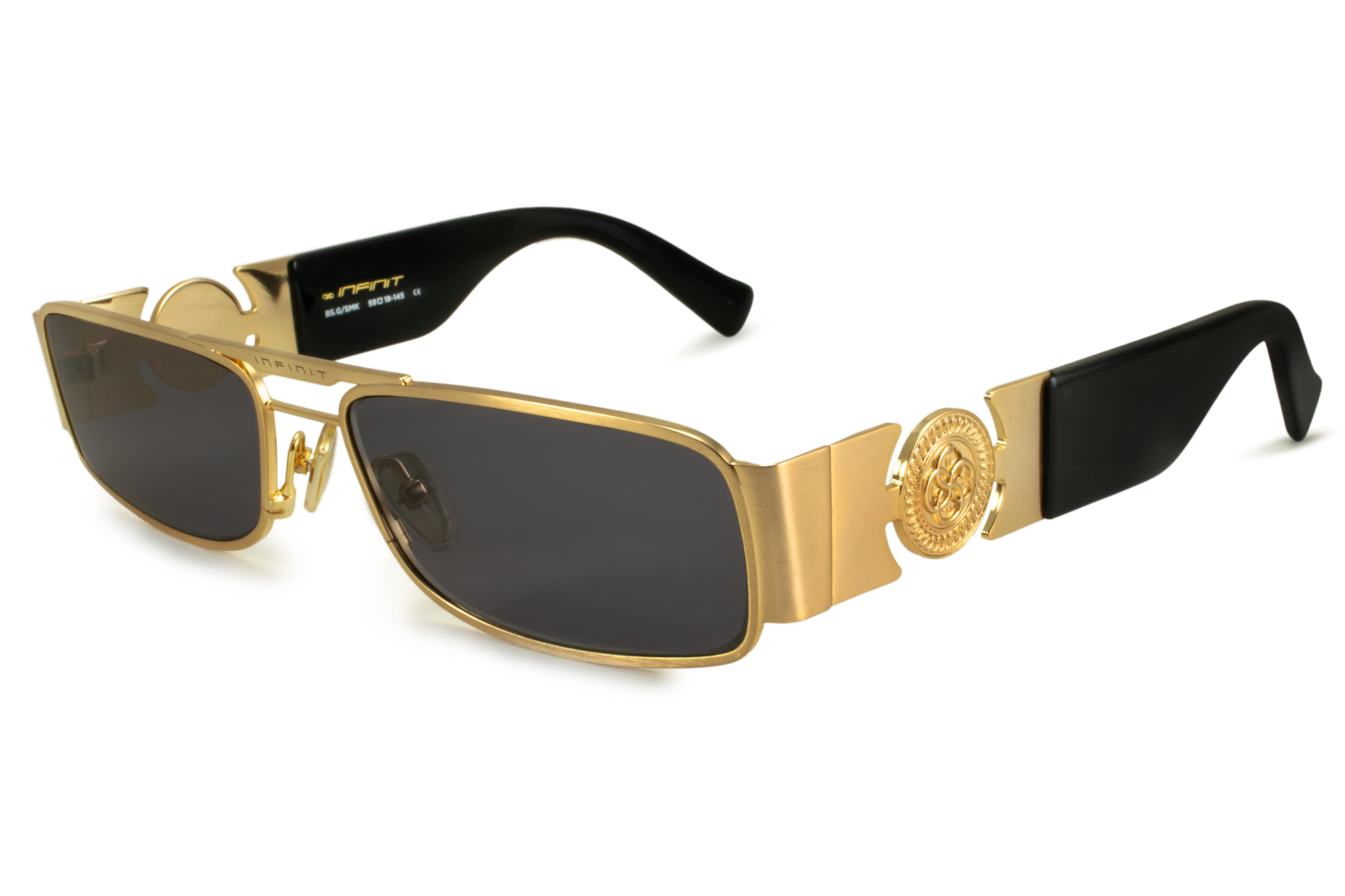 Lentes de Sol - Menorca Luxury Series - Dorado - Lente Gris