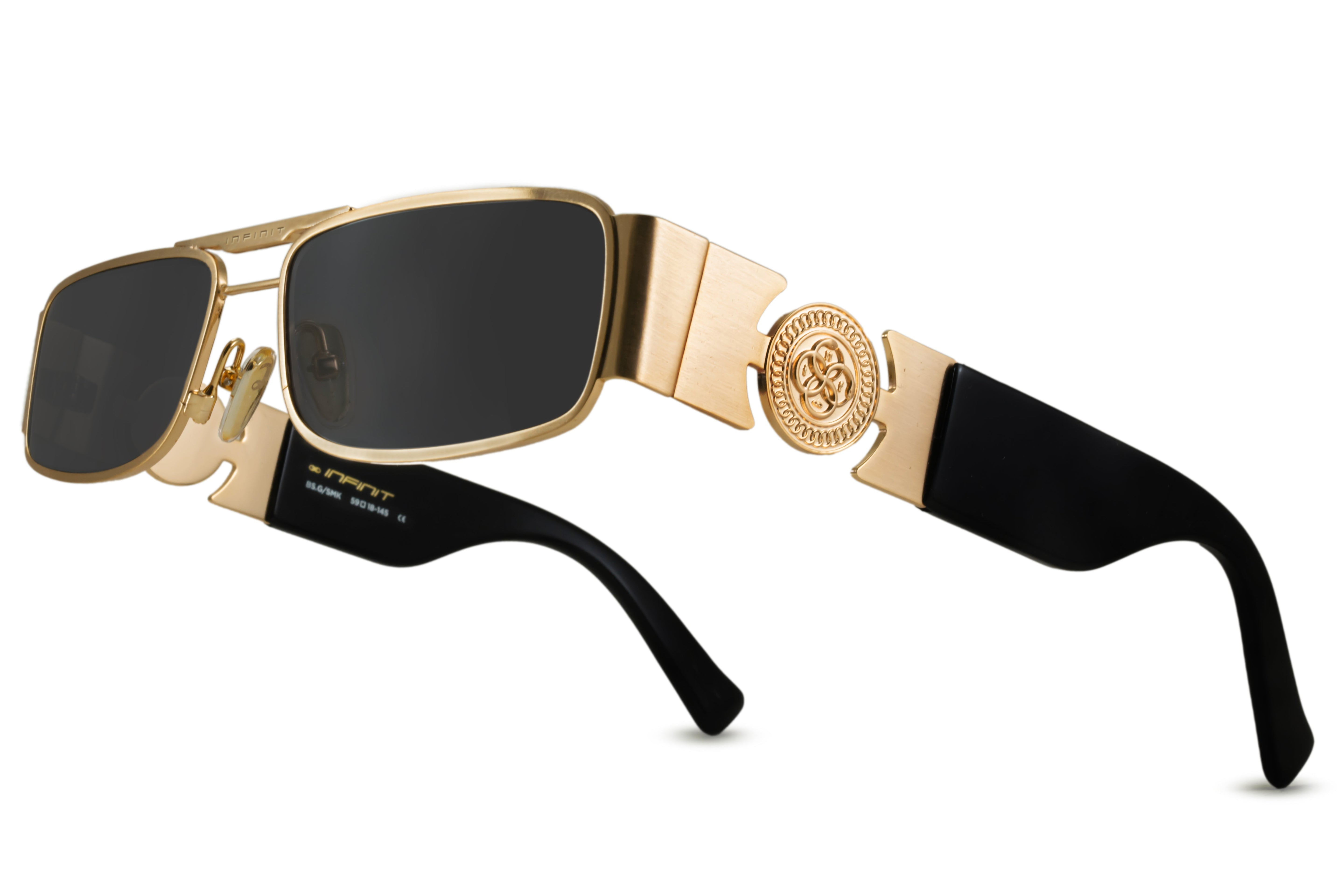 Lentes de Sol - Menorca Luxury Series - Dorado - Lente Gris