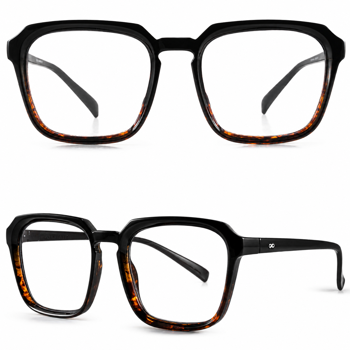 Aros Filtro Luz Azul Monaco Negro Brillo Carey