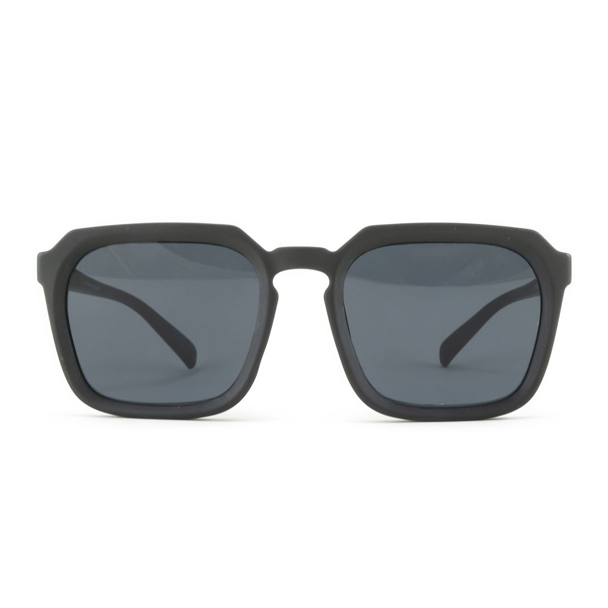 Lentes de Sol - Monaco - Black Matt - Lente polarizada gris