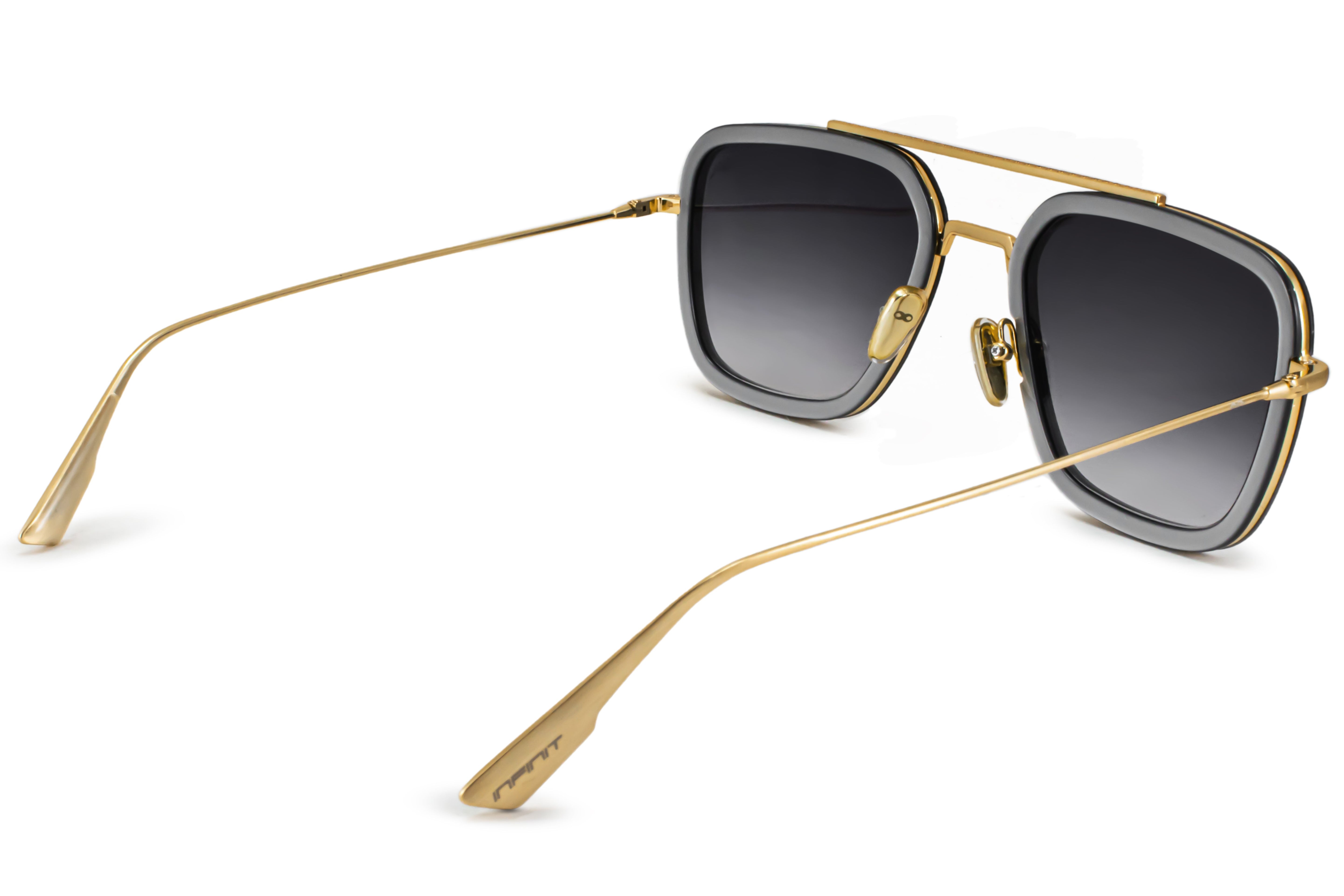 Lentes de Sol - Montecarlo Luxury Series - Gris Perlado - Lente Gris Degrade