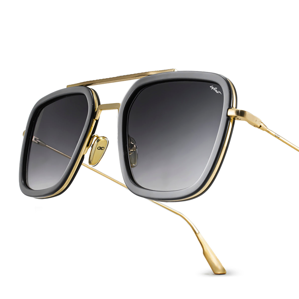 Lentes de Sol - Montecarlo Luxury Series - Gris Perlado - Lente Gris Degrade