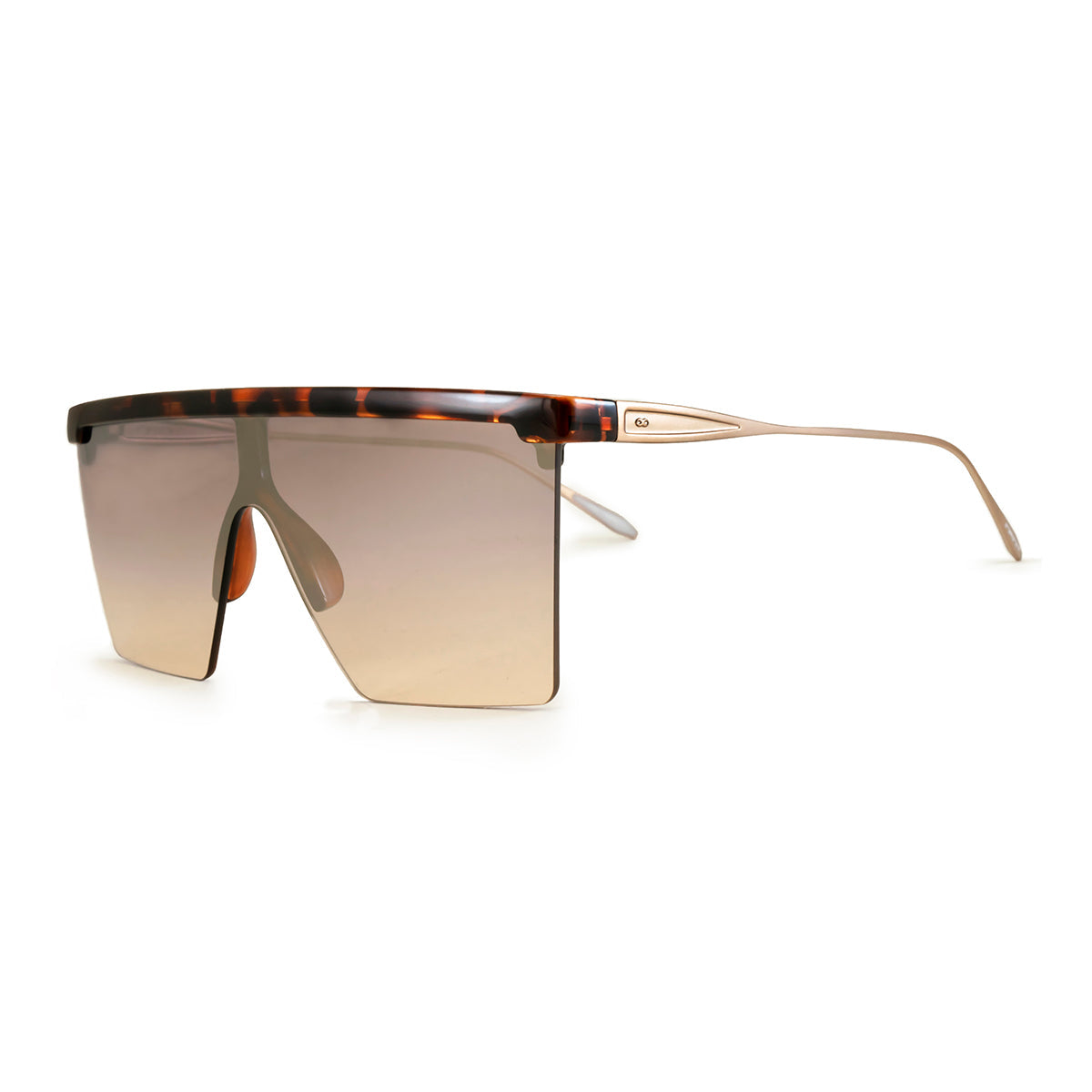 Lentes de Sol - Moscow - Metal Carey - Lente Coffee