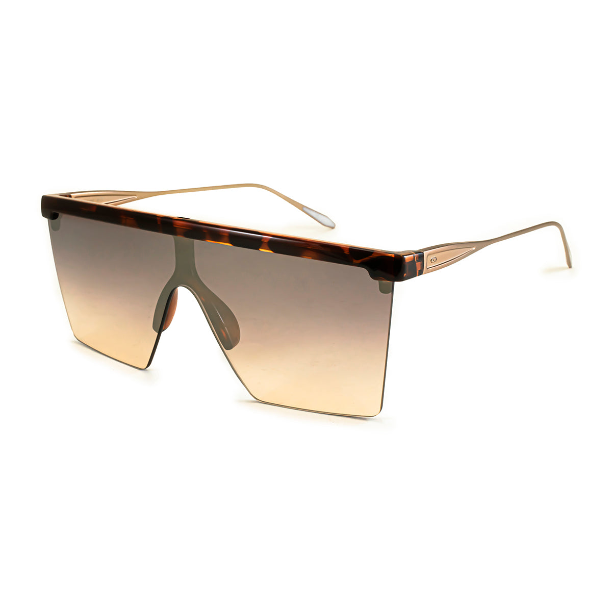 Lentes de Sol - Moscow - Metal Carey - Lente Coffee