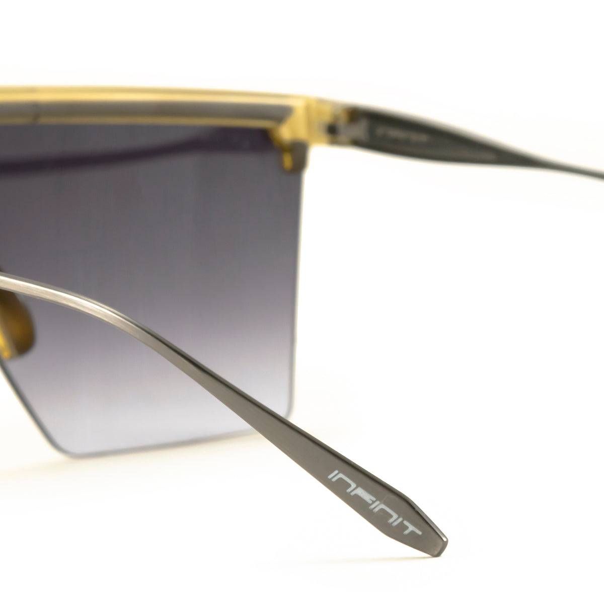 Lentes de Sol - Moscow - Metal oliva - Lente gris degrade