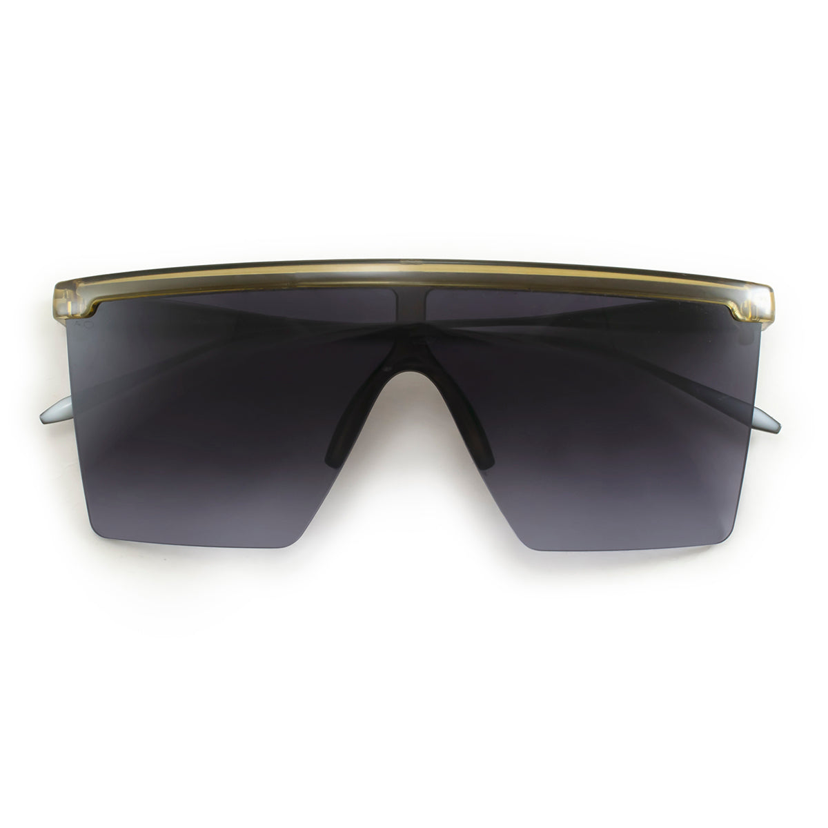 Lentes de Sol - Moscow - Metal oliva - Lente gris degrade