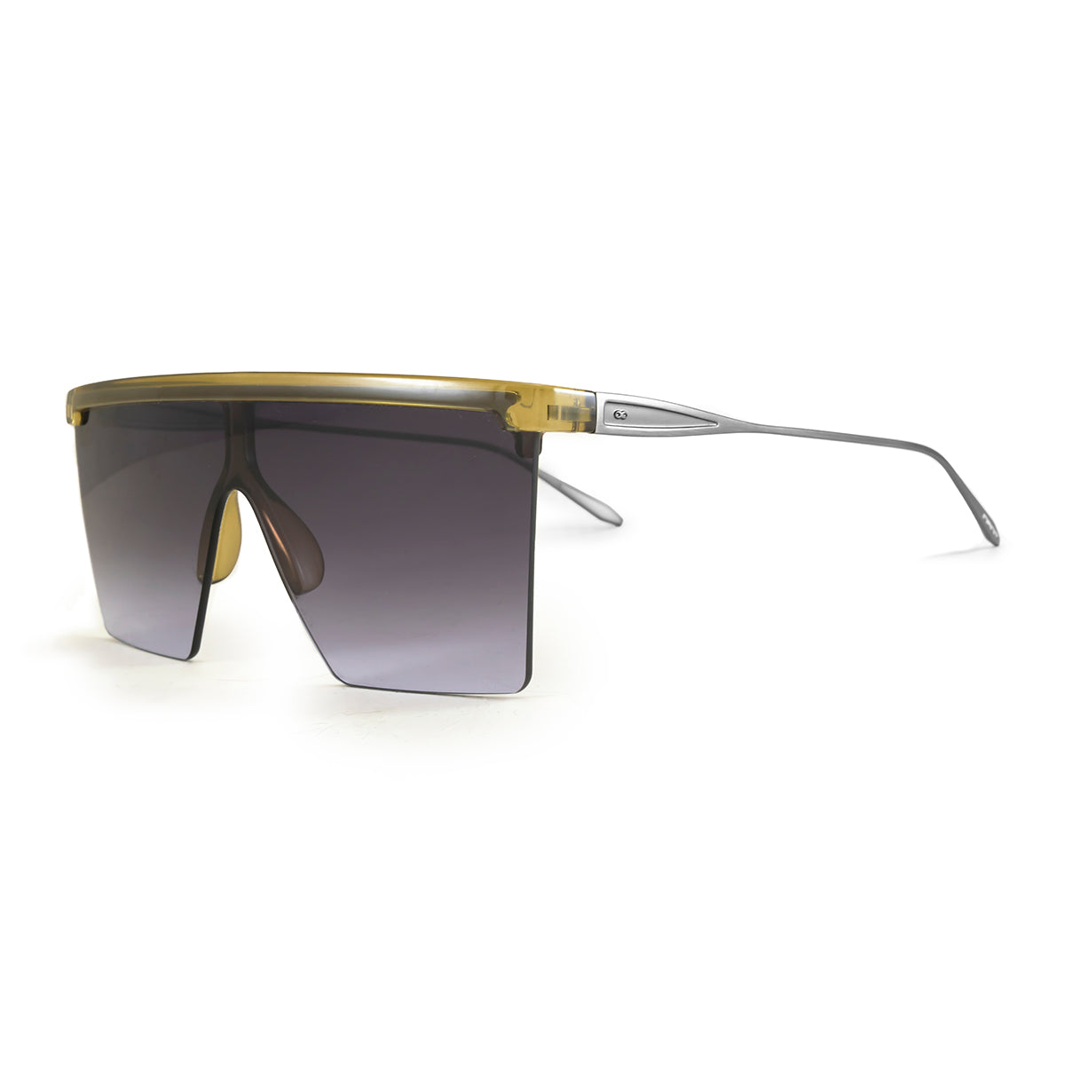 Lentes de Sol - Moscow - Metal oliva - Lente gris degrade