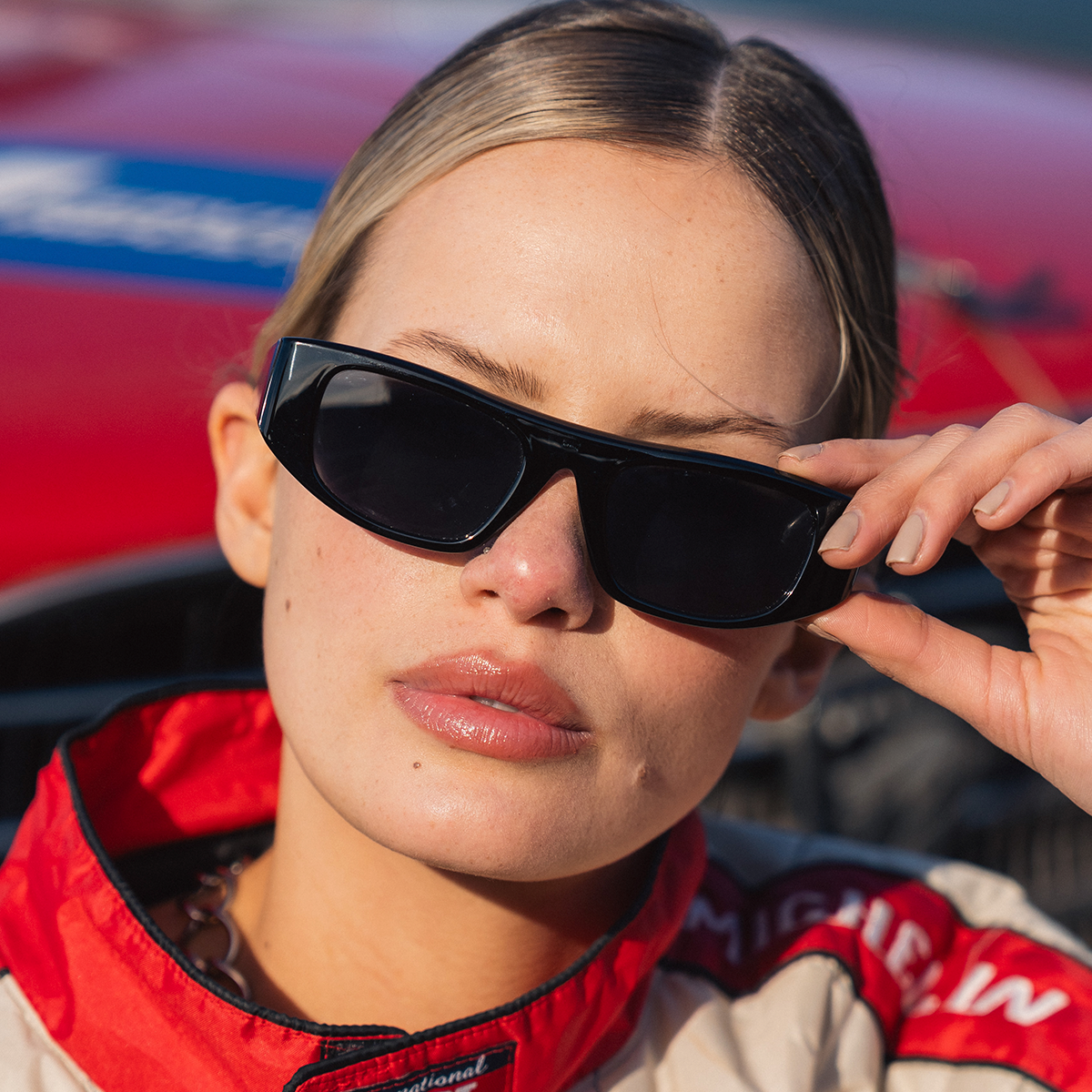 Lentes de Sol - Venice - Negro Brillo - Lente Gris