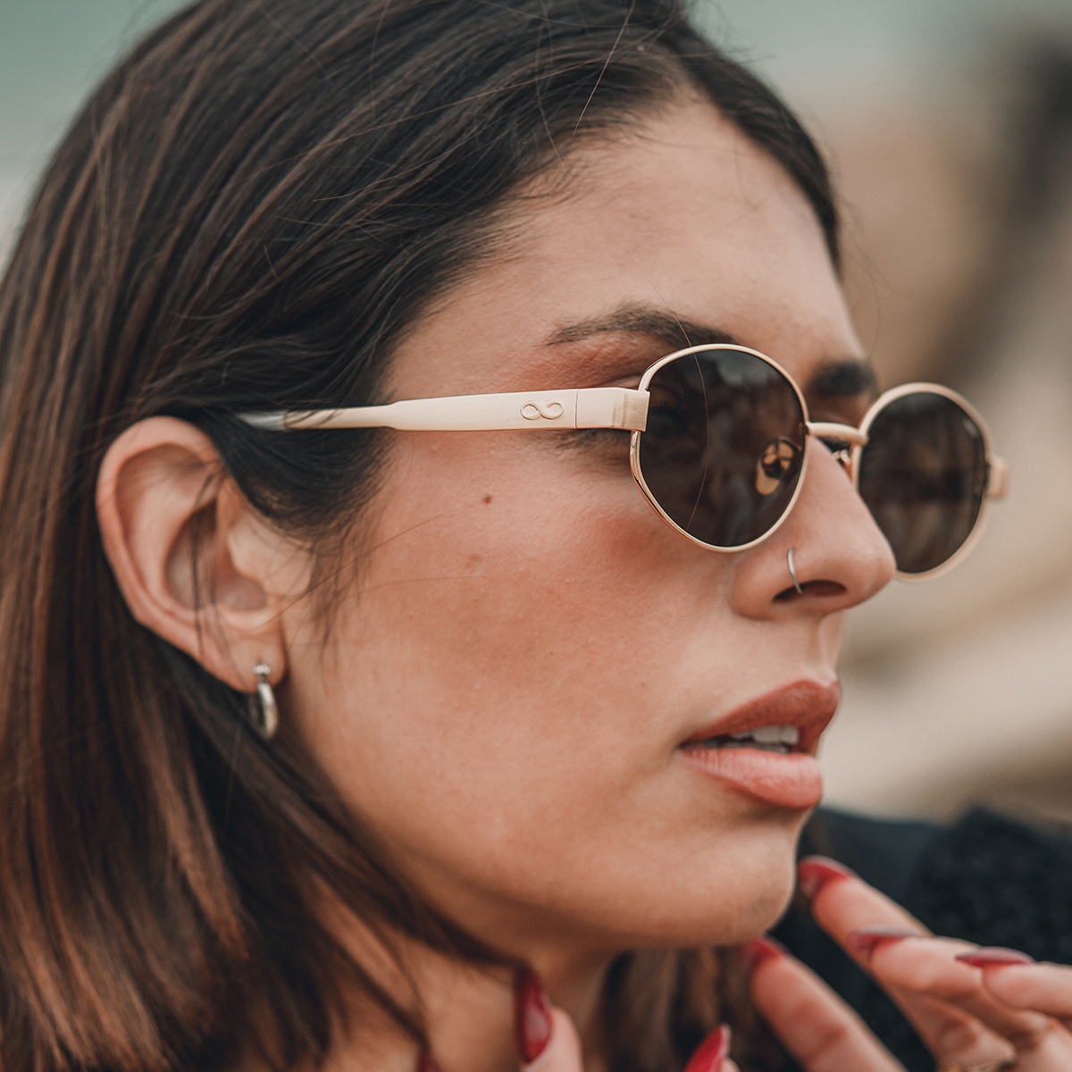 Lentes de Sol - Alaska - Dorado - Lente Marron