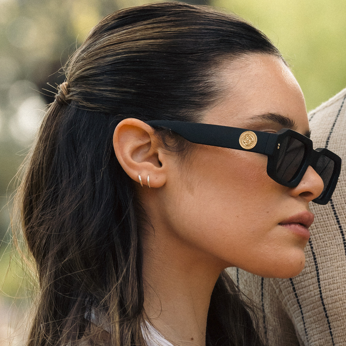Lentes de Sol - Bronx Premium Series - Negro Mate Uroboro - Lente gris