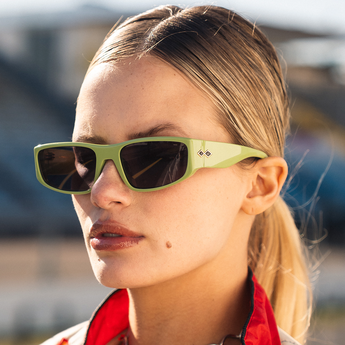 Lentes de Sol - Venice - Pistacho - Lente Gris