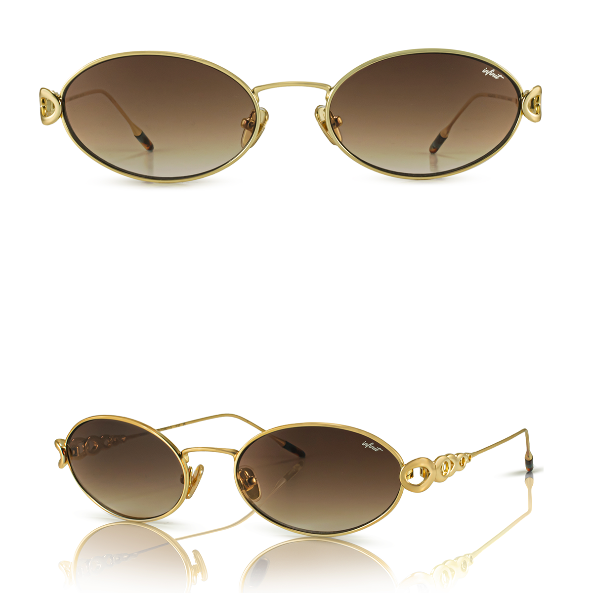 Namib Dorado Lente Marron Degrade