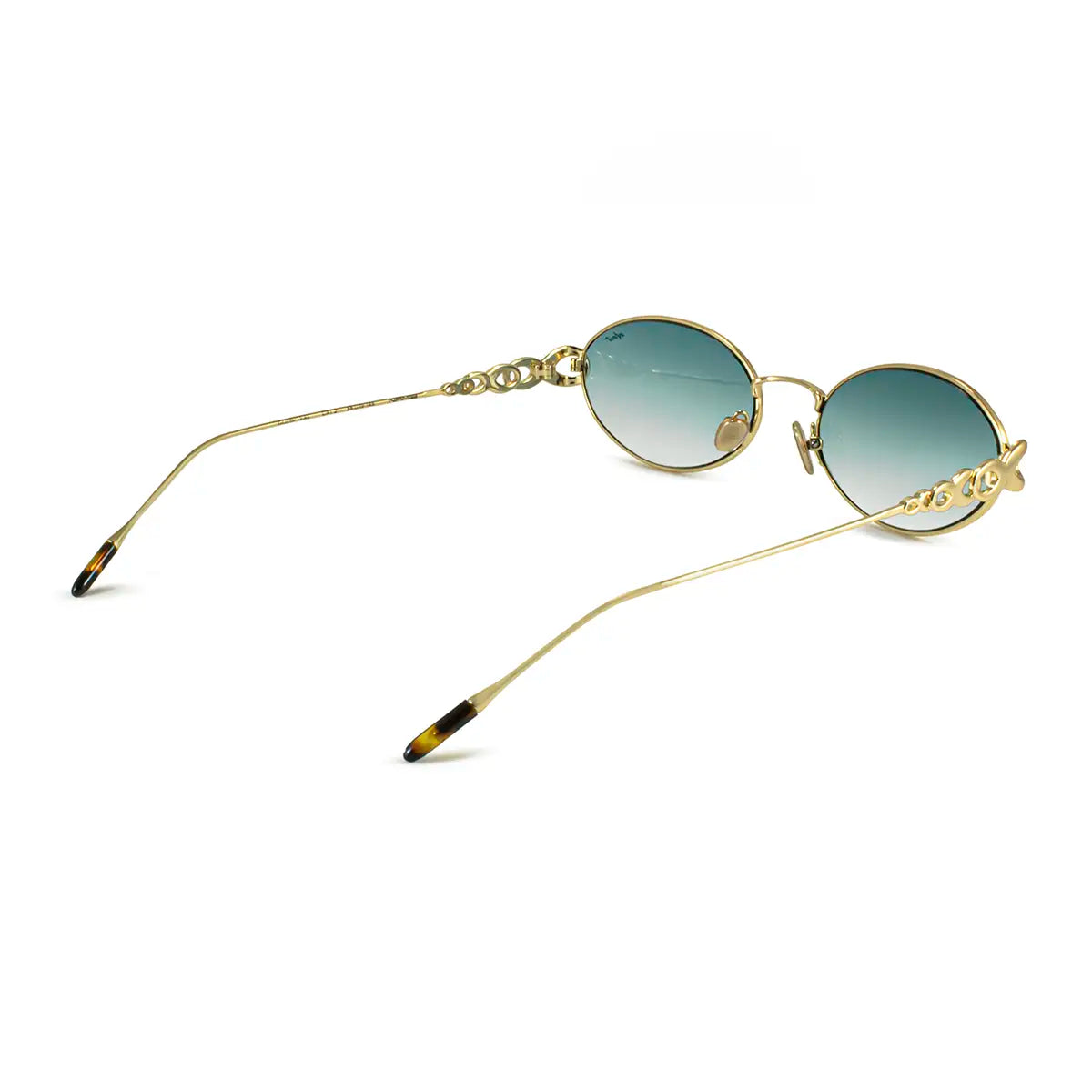 Lentes de Sol - Namib Dorado Lente Celeste Degrade