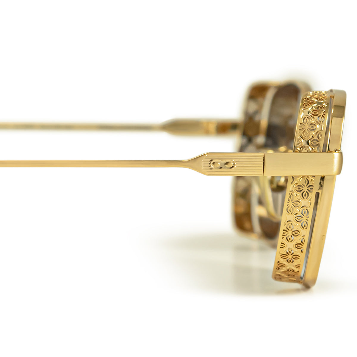 Lentes de sol - Palmyra - Dorado - Lente Gris