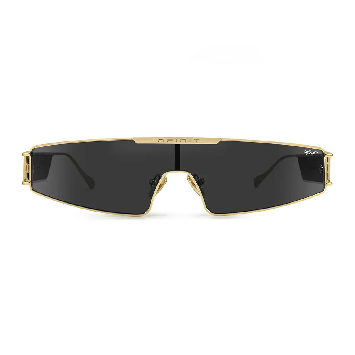 Lentes de Sol - Panoramic Dorado Lente Gris