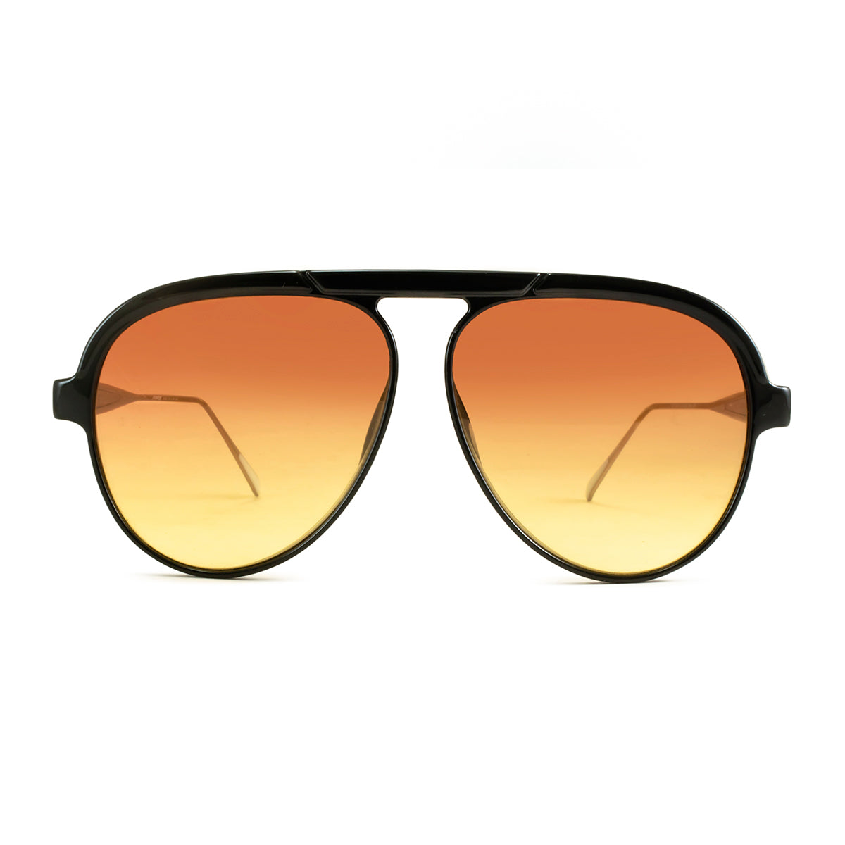 Lentes de Sol - Paris Special Metal Edition - Black Glossy Sunset - Lente degradado