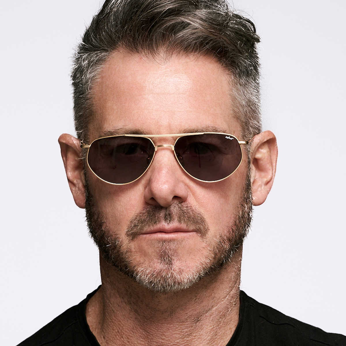 Lentes de sol - Petra - Dorado - Lente Gris