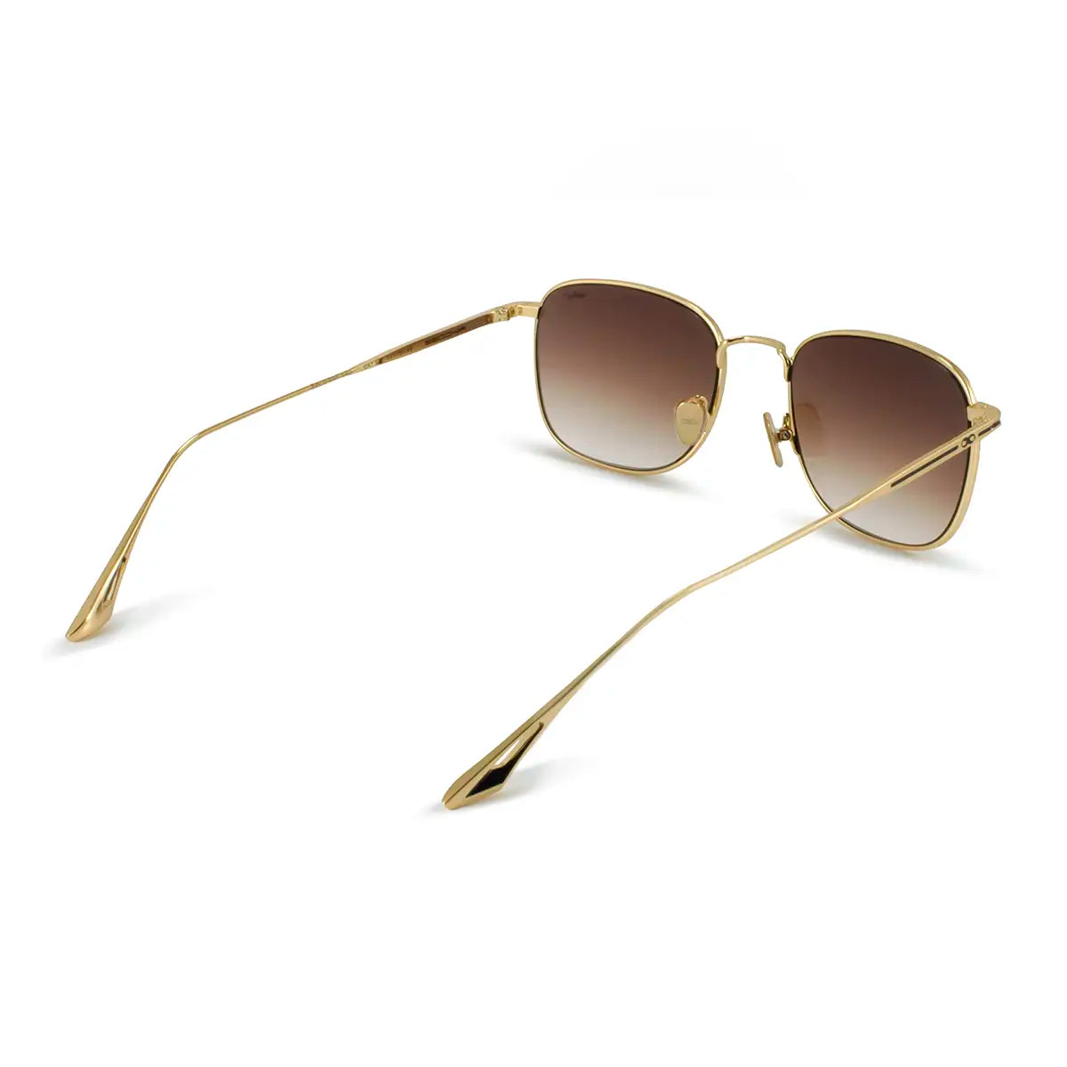 Lentes de Sol - Secchia Dorado Lente Marron Degrade