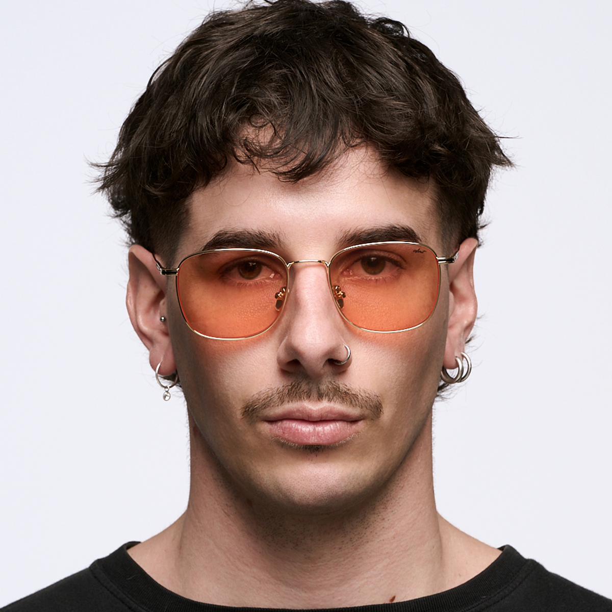 Lentes de Sol - Secchia Dorado Lente Coral