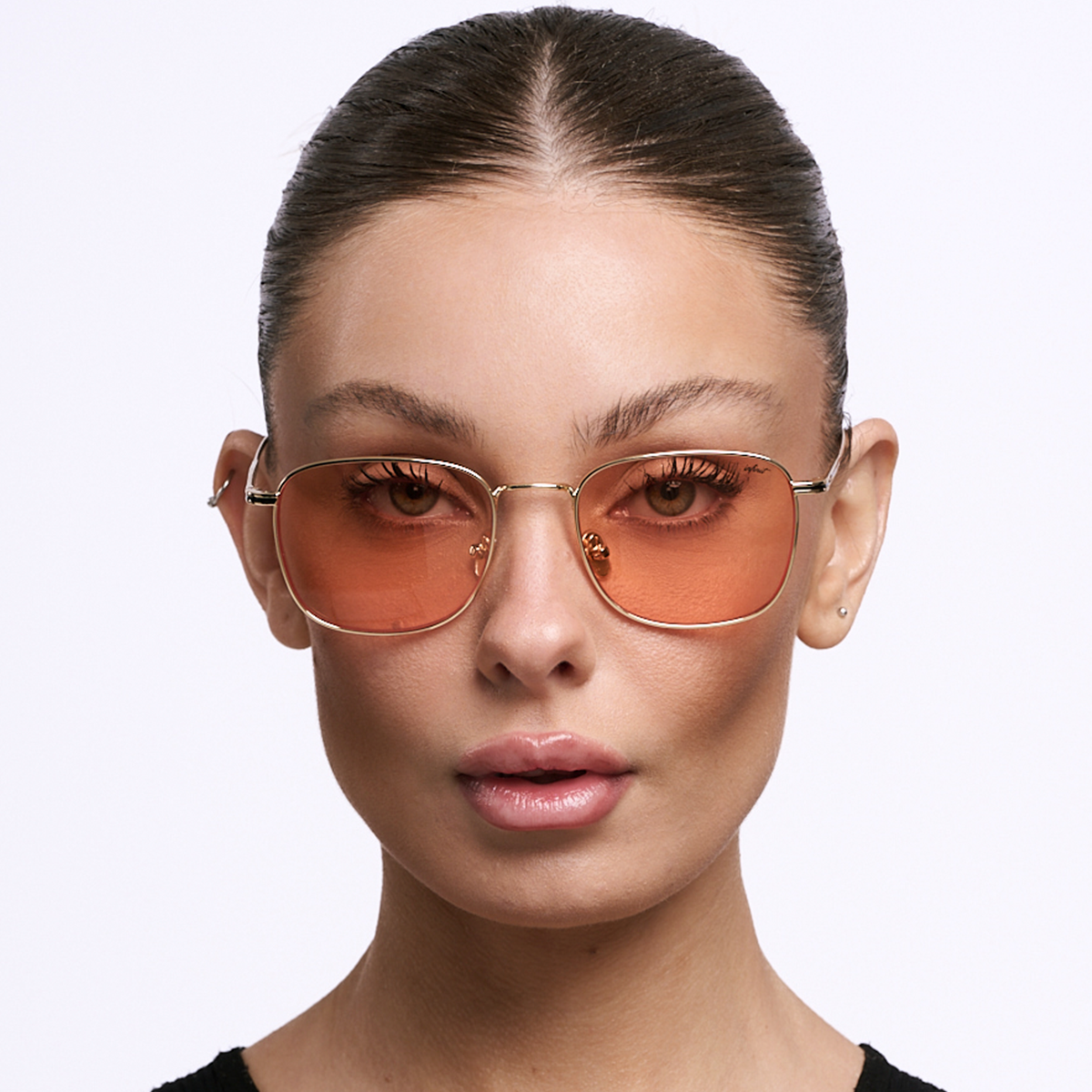 Lentes de Sol - Secchia Dorado Lente Coral