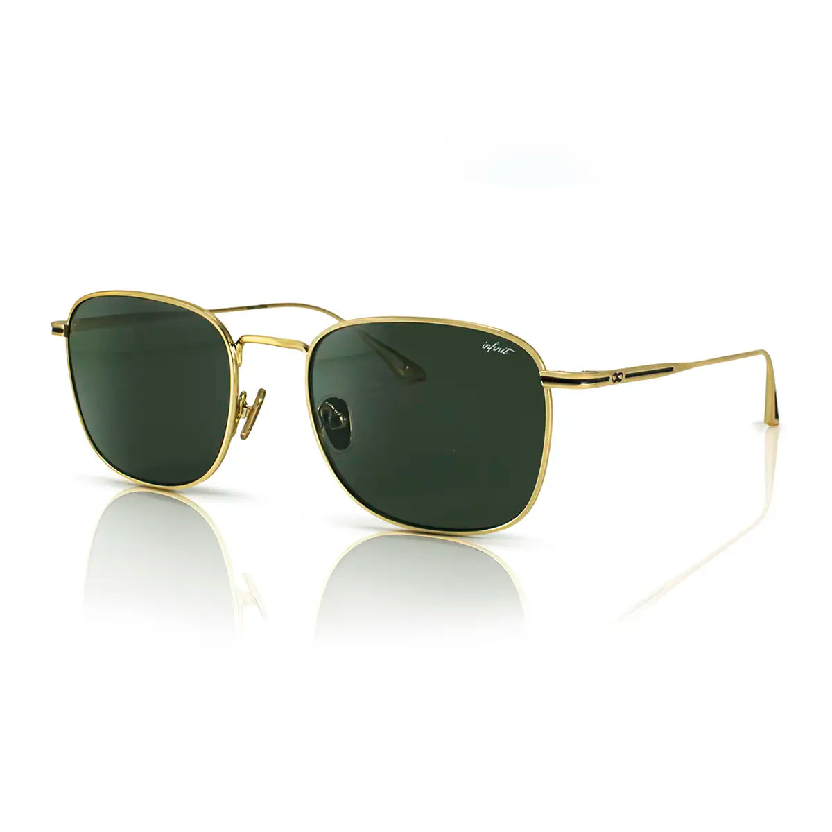 Lentes de Sol - Secchia Dorado Lente Verde