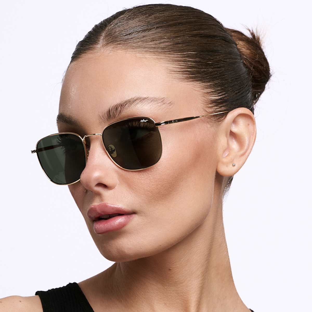 Lentes de Sol - Secchia Dorado Lente Verde