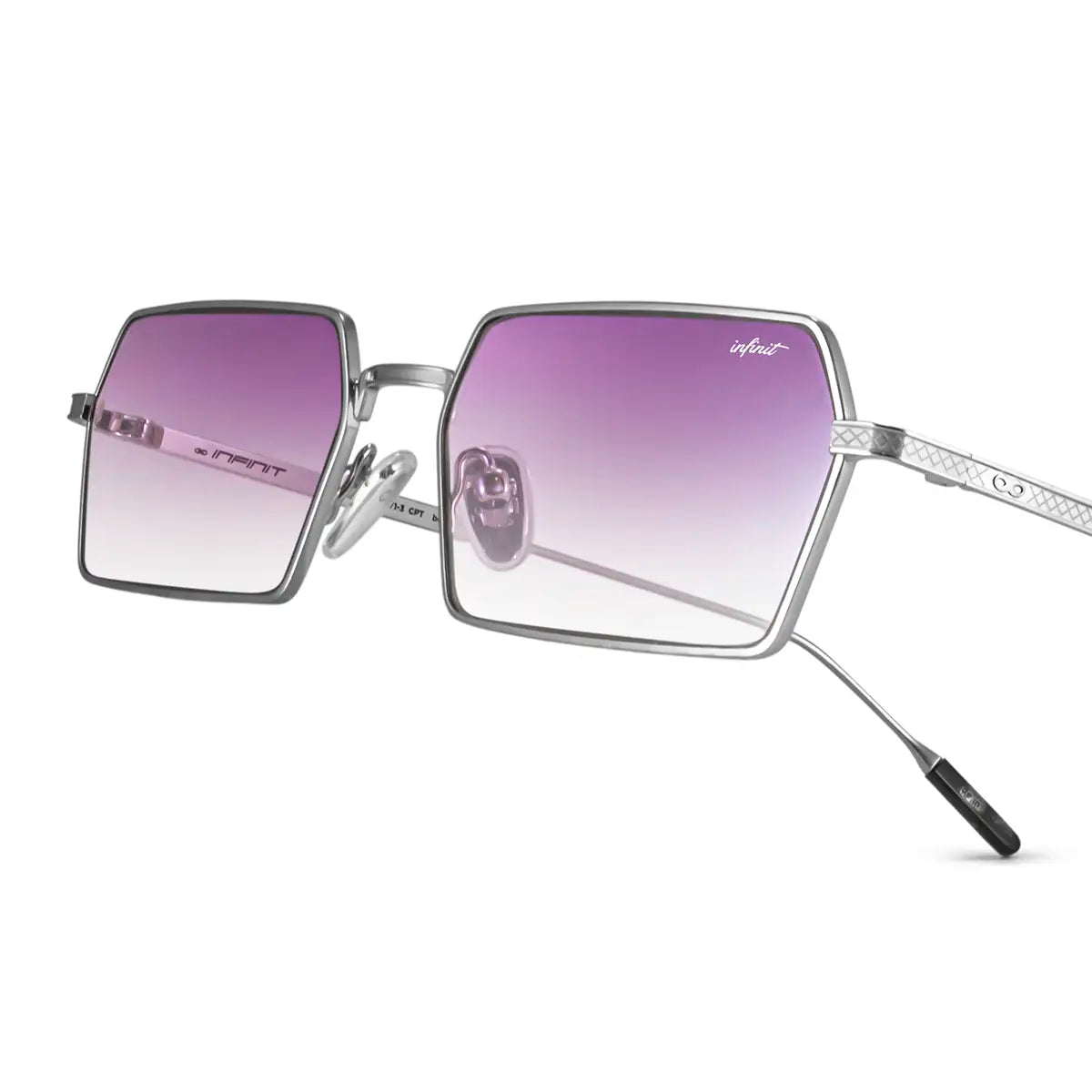 Tenere Plateado Lente Violeta Degrade