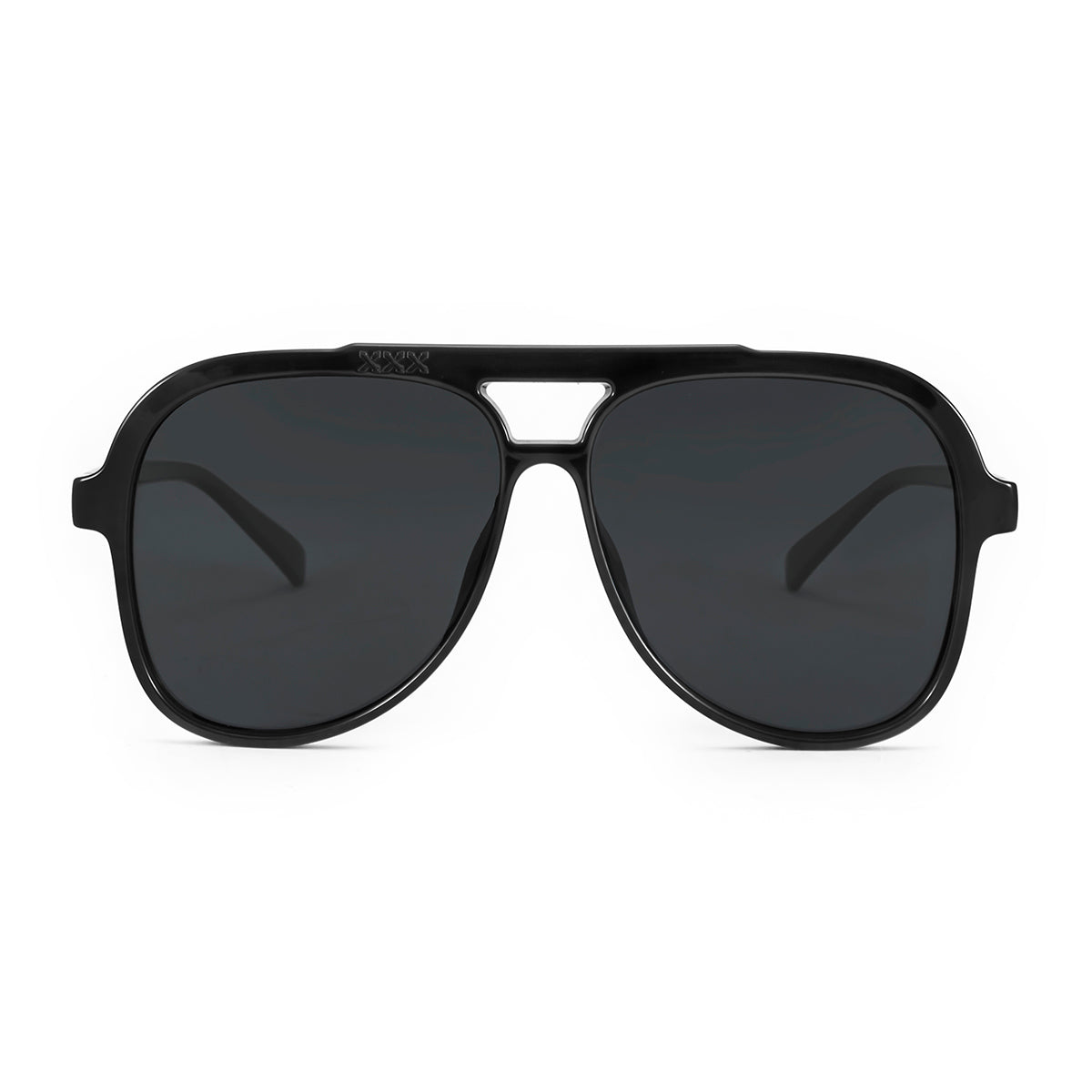 Lentes de Sol - Triple XXX - Black Shiny - Lente polarizada gris