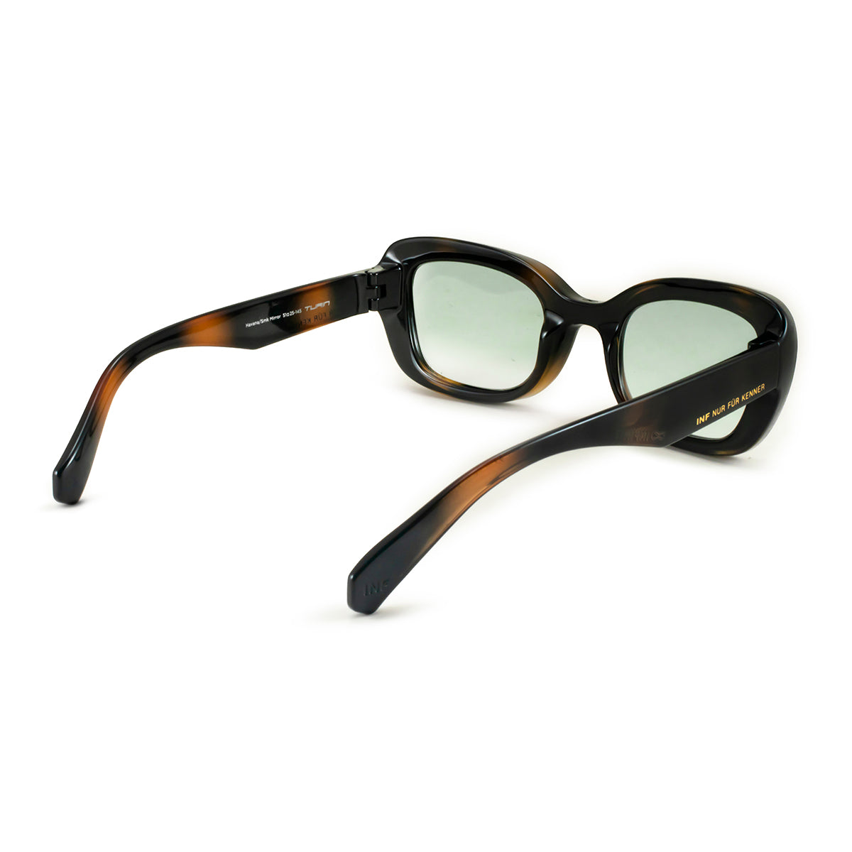 Lentes de Sol - Turin - Tortoise - Lente verde degradado