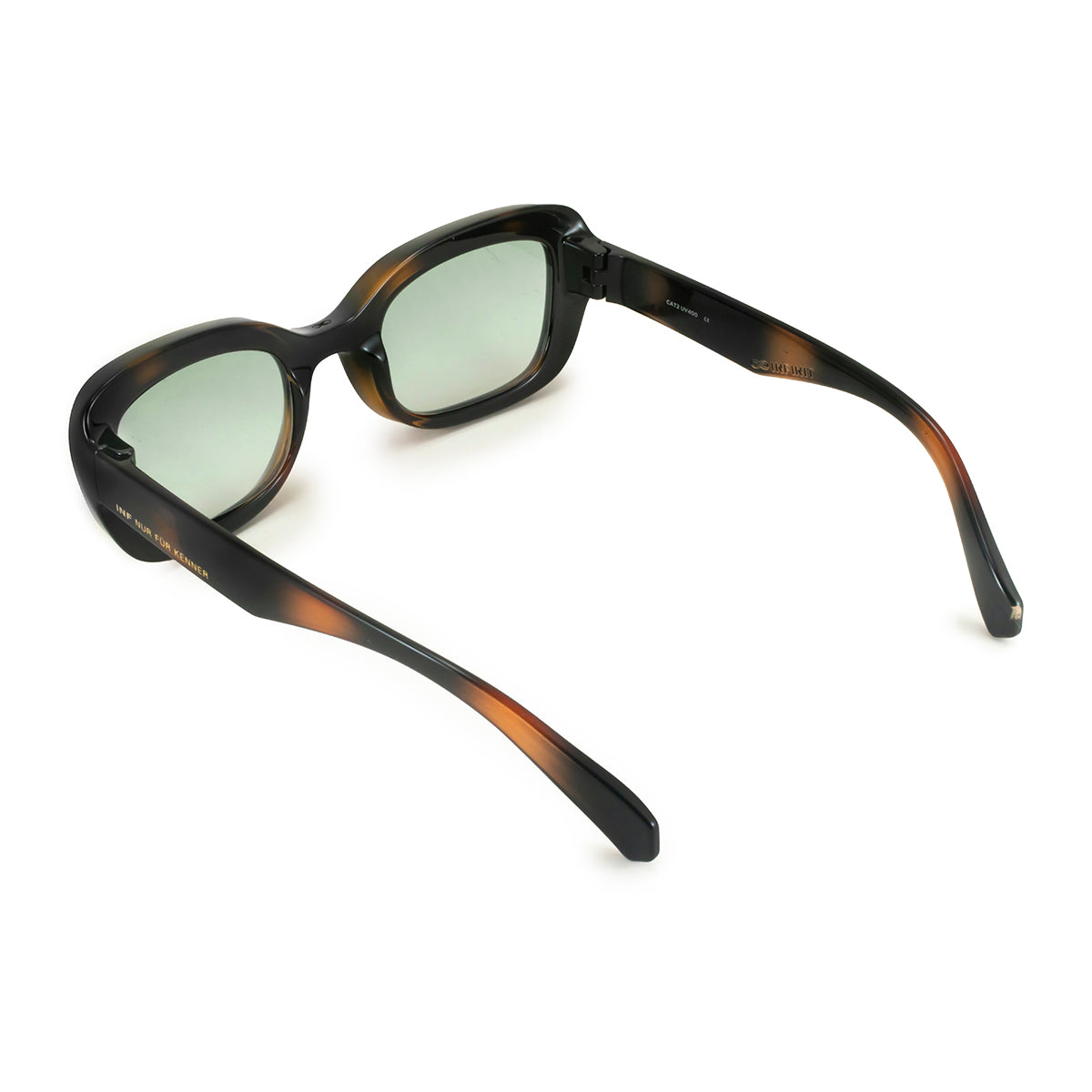 Lentes de Sol - Turin - Tortoise - Lente verde degradado