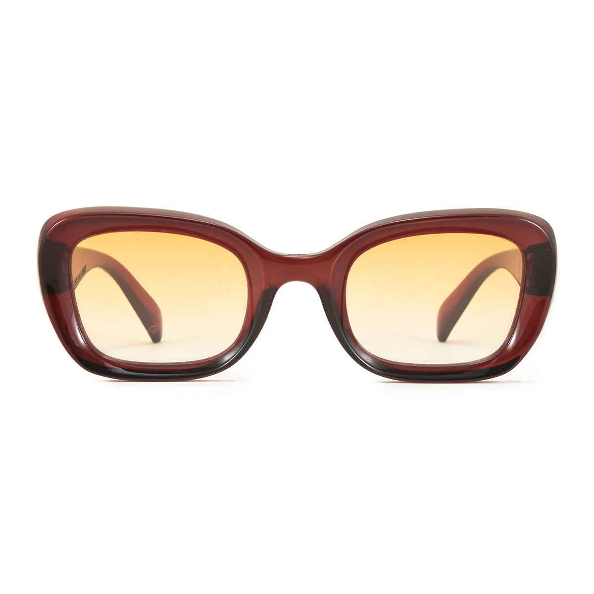 Lentes de Sol - Turin - Chocolate - Lente Degradada Naranja
