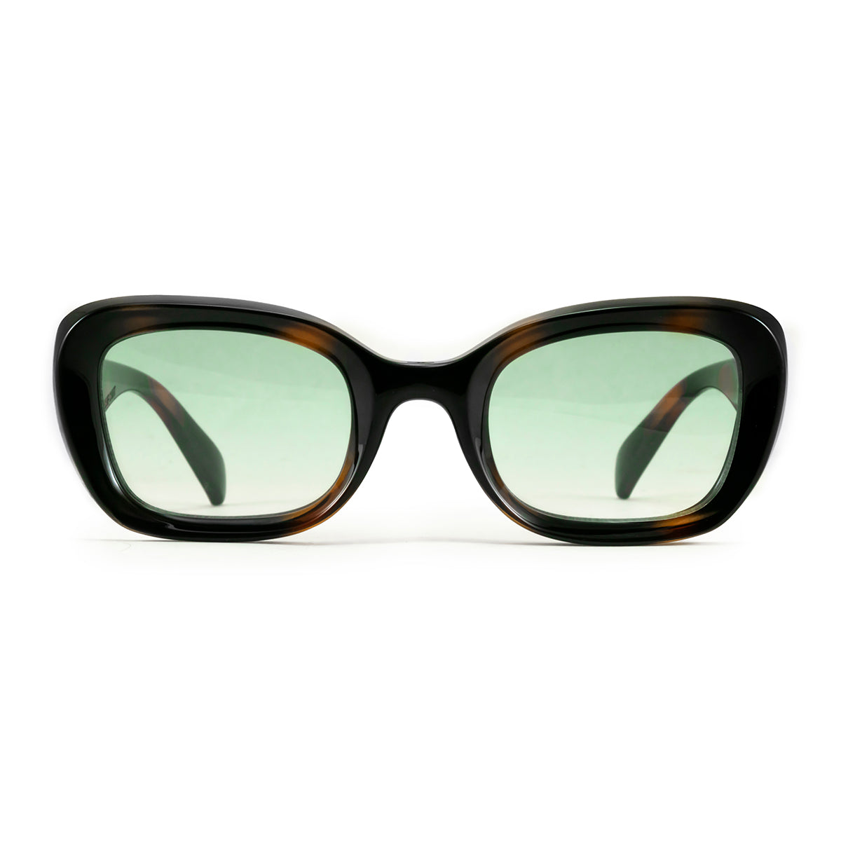 Lentes de Sol - Turin - Tortoise - Lente verde degradado