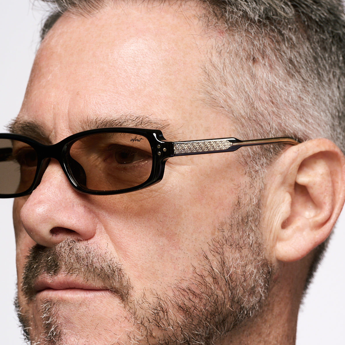 Virgil Negro Brillo Lente Tostado