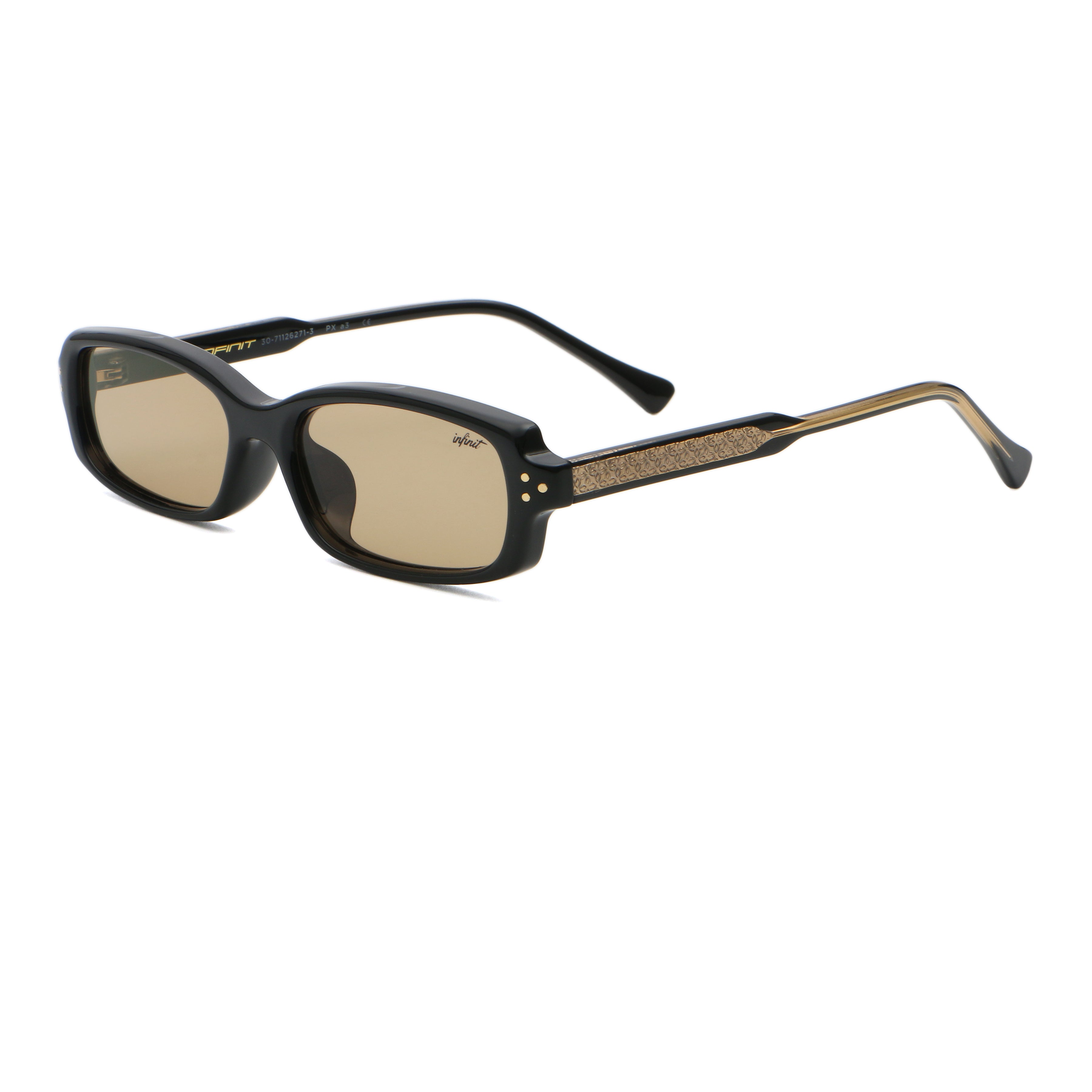 Virgil Negro Brillo Lente Tostado