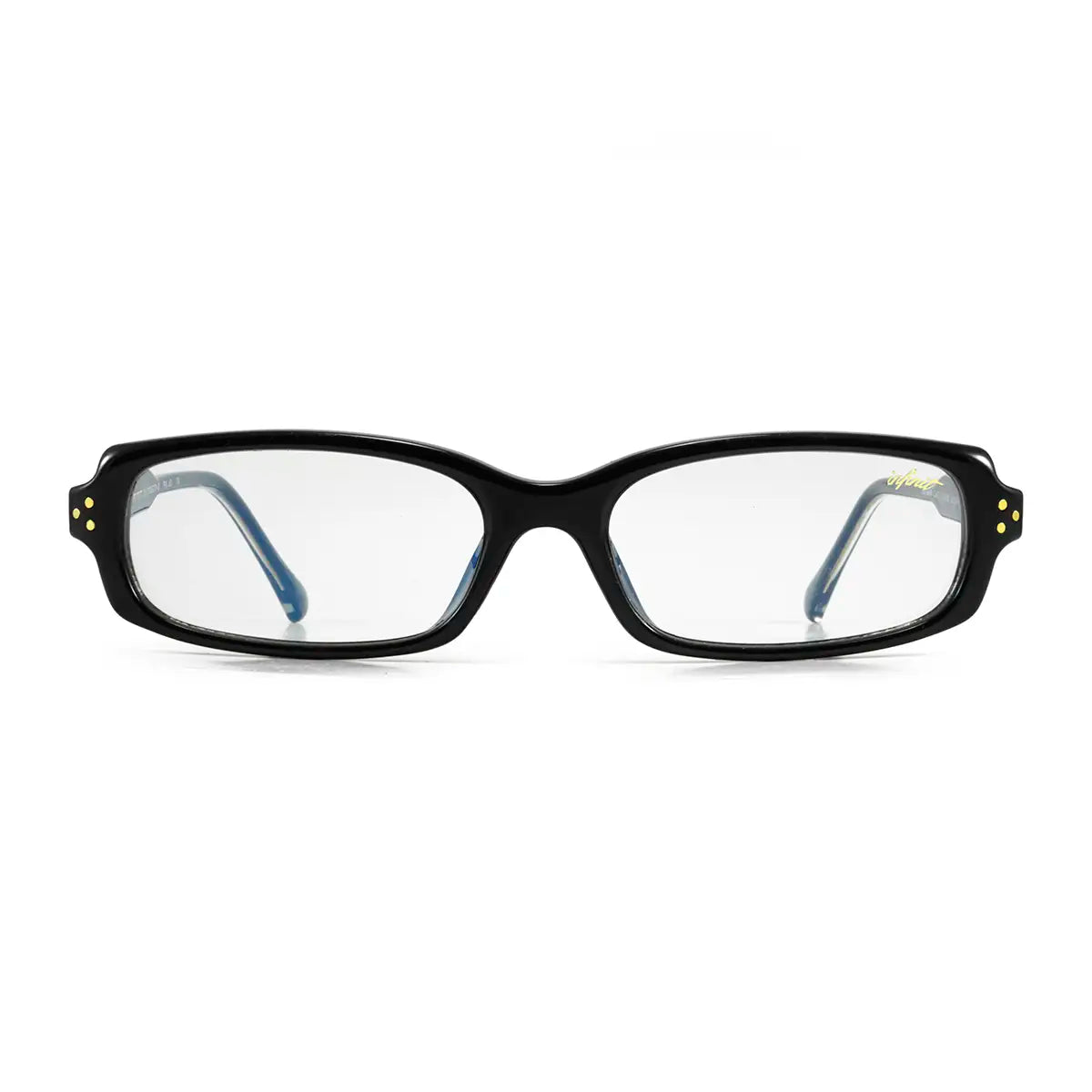 Anteojos Filtro Luz Azul Virgil Negro Brillo con Antireflejo | Vista 2 | Infinit Eyewear