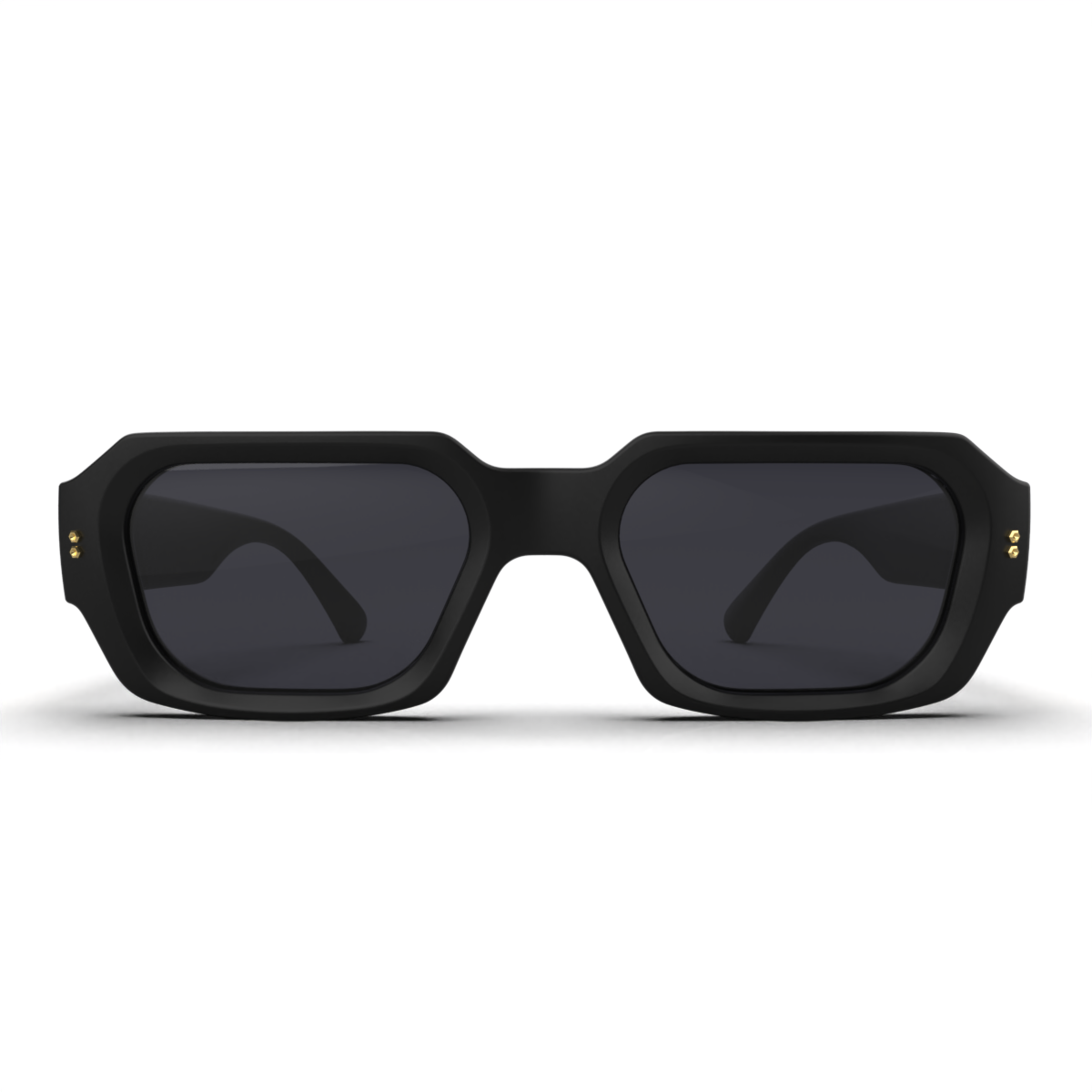 Lentes de Sol - Bronx Premium Series - Negro Mate Uroboro - Lente gris
