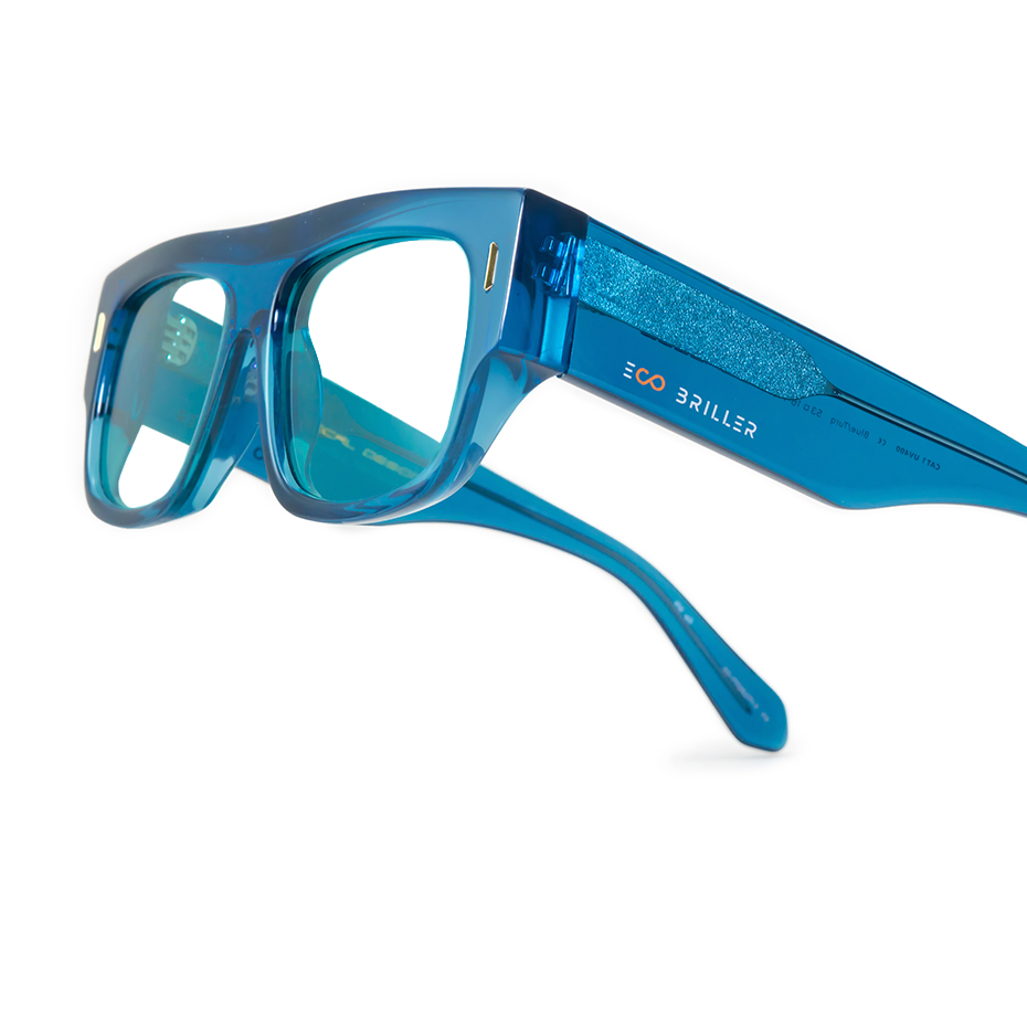 Armazon Glasgow Translucido Azul Eco Sustentable