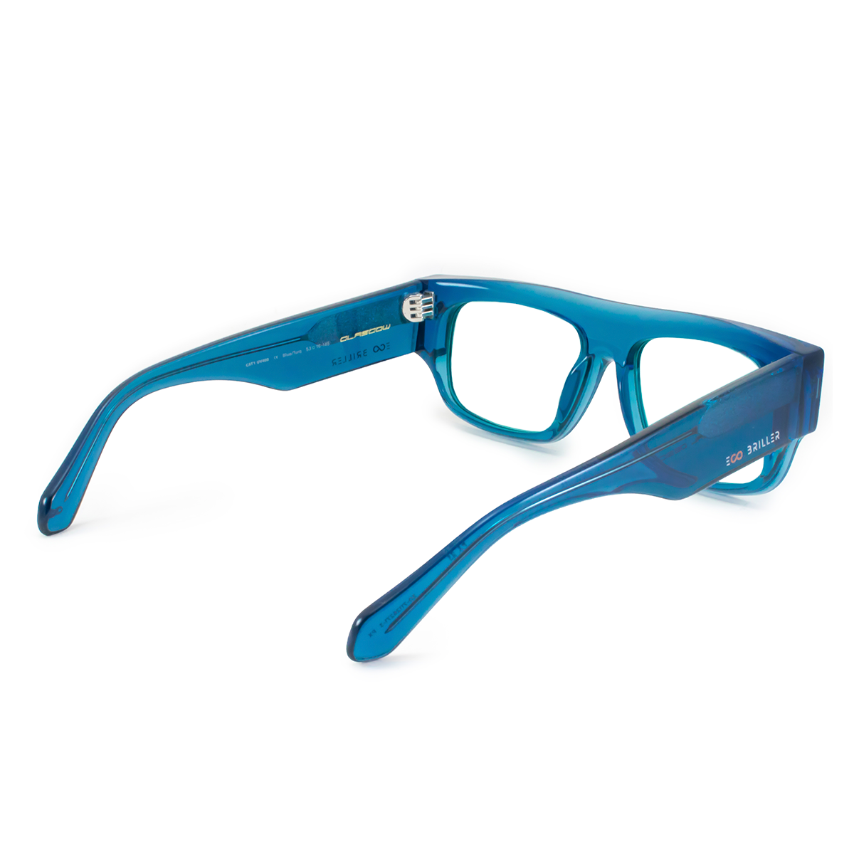 Armazon Glasgow Translucido Azul Eco Sustentable