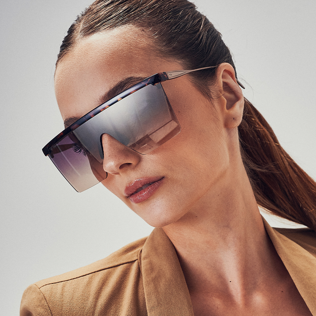 Lentes de Sol - Moscow - Metal Carey - Lente Coffee