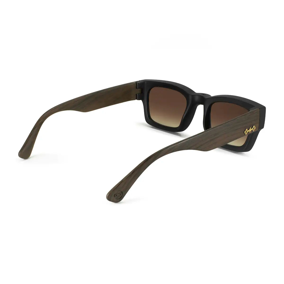 Admiration Negro Mate Wood Lente Marron Degrade