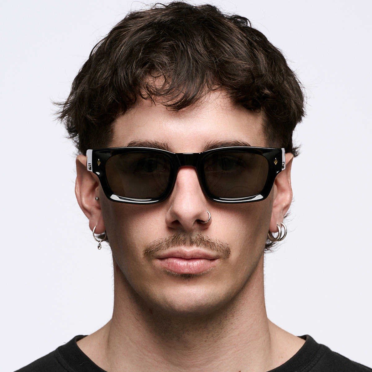 Lentes de Sol - Admiration Negro Carey Lente Verde